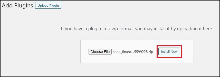 Image for Install Plugin